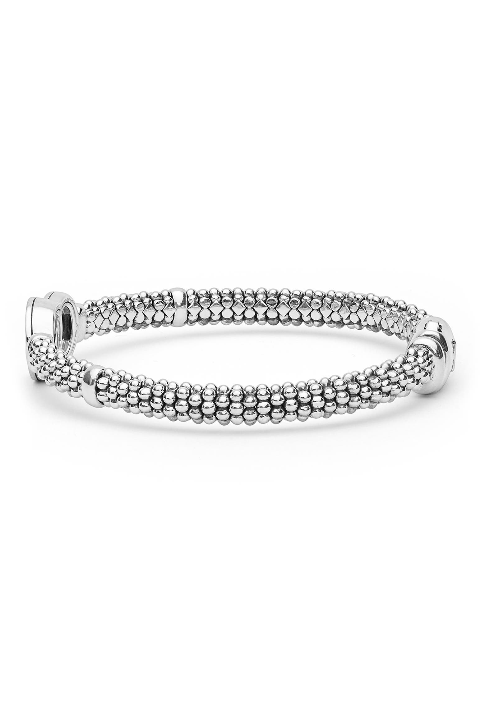 Signature Caviar Interlocking Diamond Rope Bracelet (Women) | Nordstrom