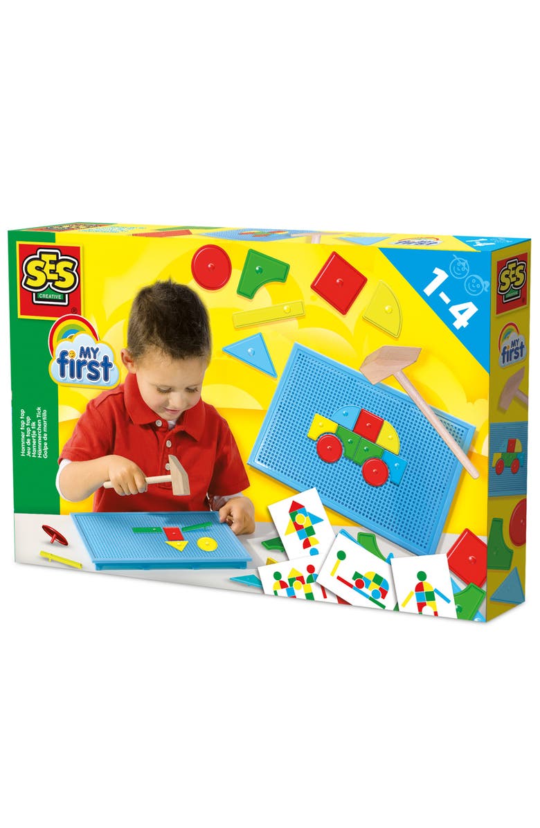 SES Creative My First Hammer Tap Tap, Kids Age 1+, Main, color, Multicolored