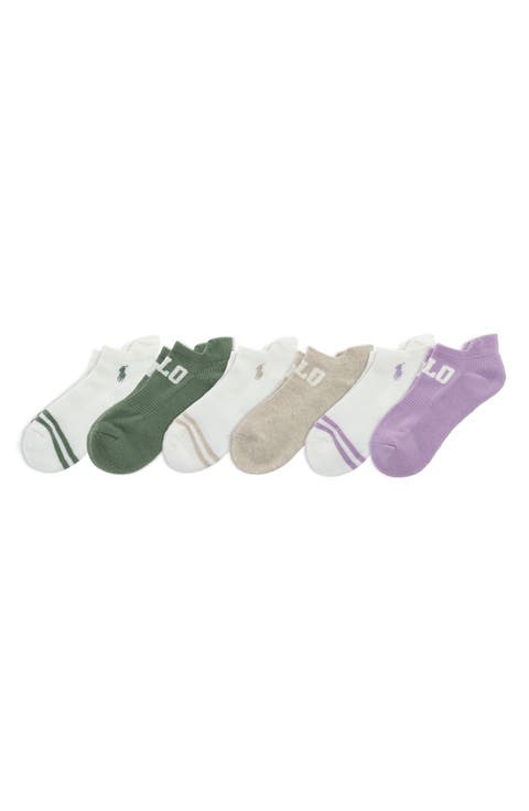 Assorted 6-Pack Low Cut Socks