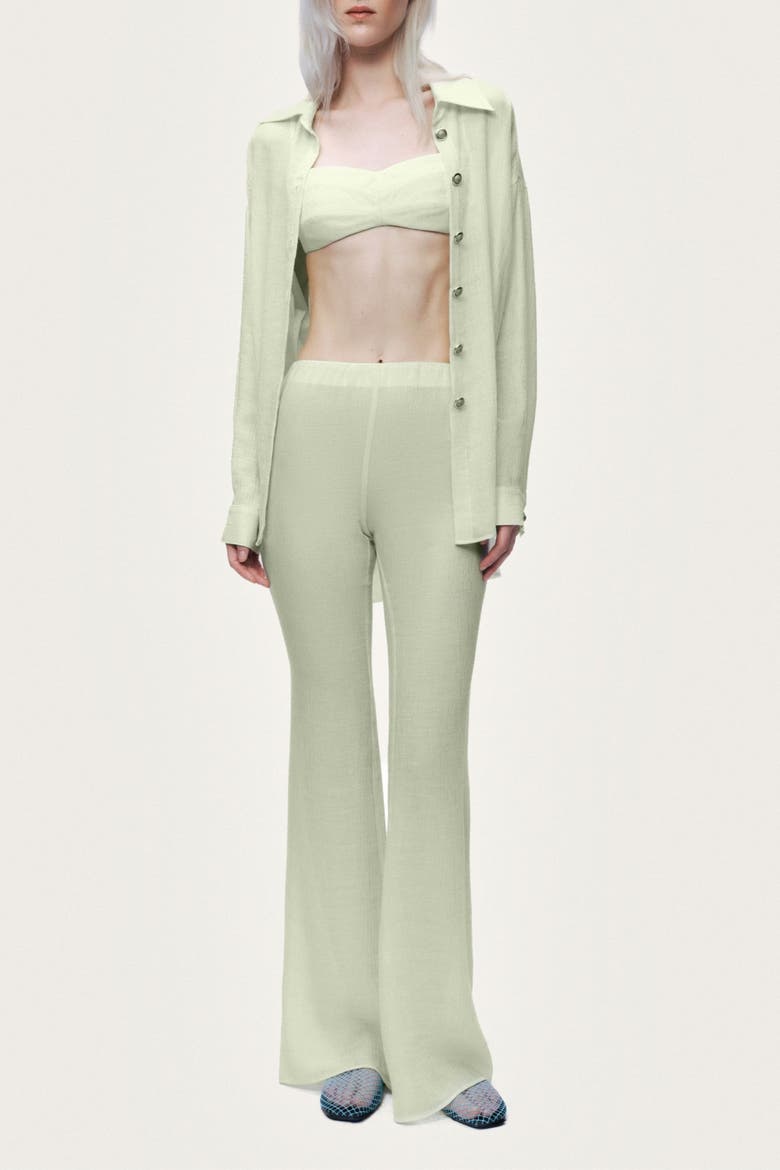 Bustier Set Shirt, Alternate, color, Mint Green
