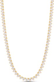 SHYMI Heart Tennis Necklace