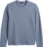 Robert Barakett Sorrell Long Sleeve Cotton Blend T-Shirt