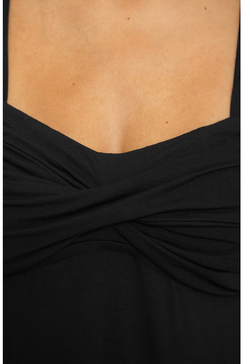 Beach to BBQ Cover-Up Dress, Alternate, color, BLACK
