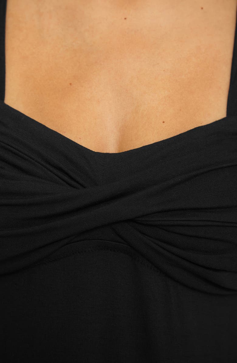 Becca Beach to BBQ Cover-Up Dress, Alternate, color, Black