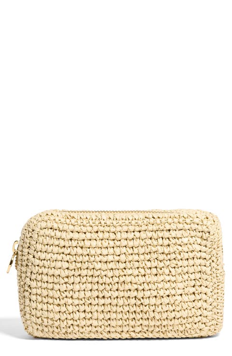 Small Raffia Pouch