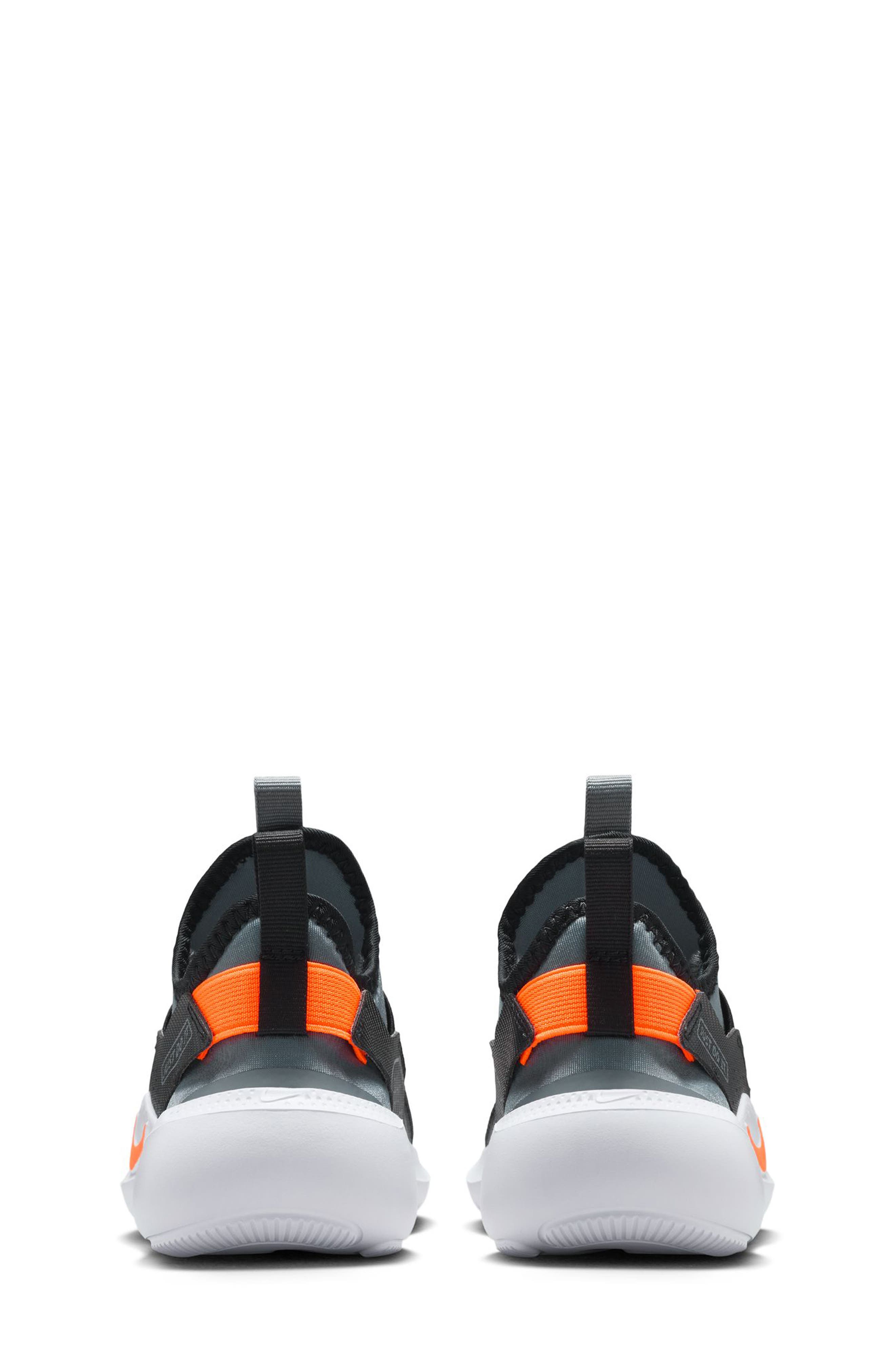 Kids' Flex Runner 4 Sneaker, Alternate, color, GREY/ ORANGE/ BLACK/ WHITE