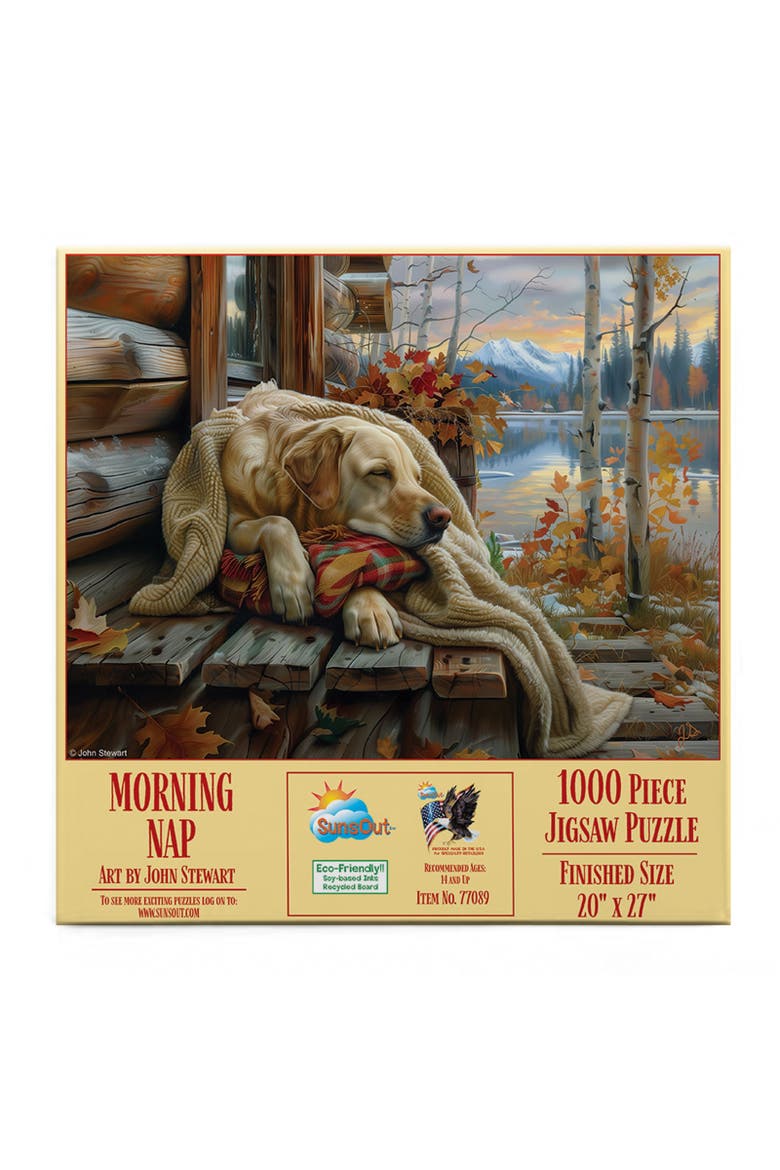 Morning Nap 1000 piece Jigsaw Puzzle for Adults, Alternate, color, Multicolor