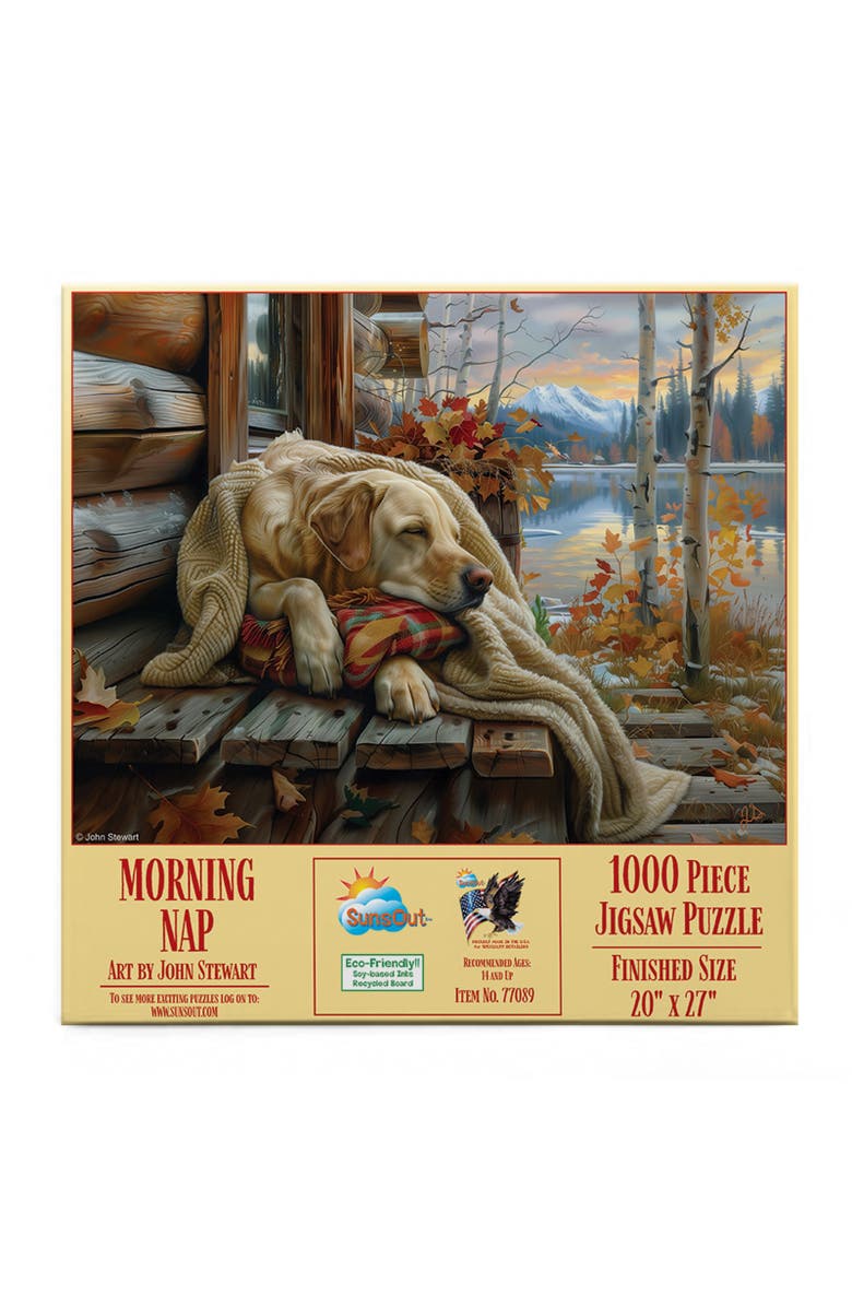 Sunsout Morning Nap 1000 piece Jigsaw Puzzle for Adults, Alternate, color, Multicolor