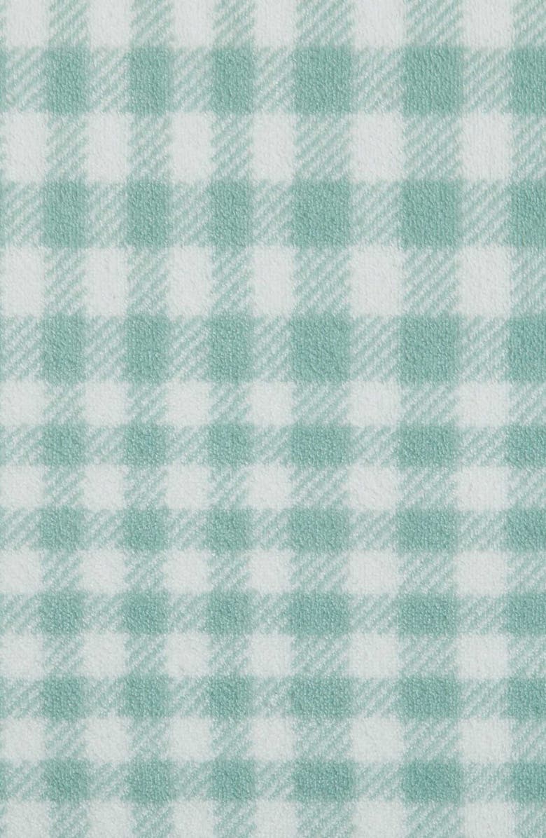 Tommy Hilfiger Modern Check Throw, Alternate, color, Harbor Green/ White