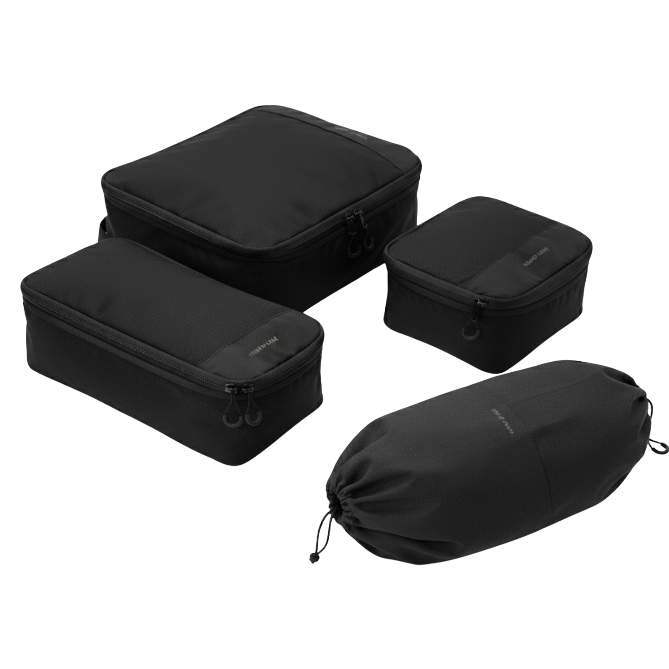 Packing Cubes Set, Main, color, Black