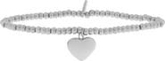 MARLYN SCHIFF Heart Pendant Bracelet