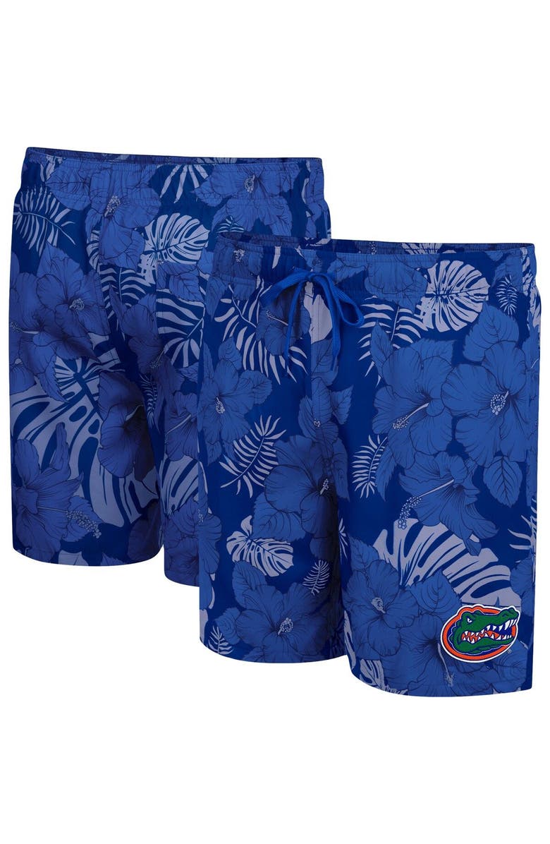 COLOSSEUM Men's Colosseum Royal Florida Gators The Dude Swim Shorts, Main, color, 