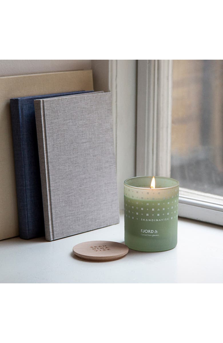 SKANDINAVISK FJORD Scented Candle 200g, Alternate, color, Green