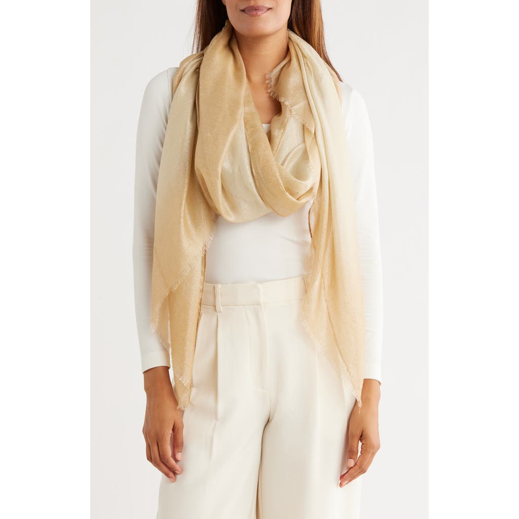 Steve Madden Ombré Shine Scarf In Brown