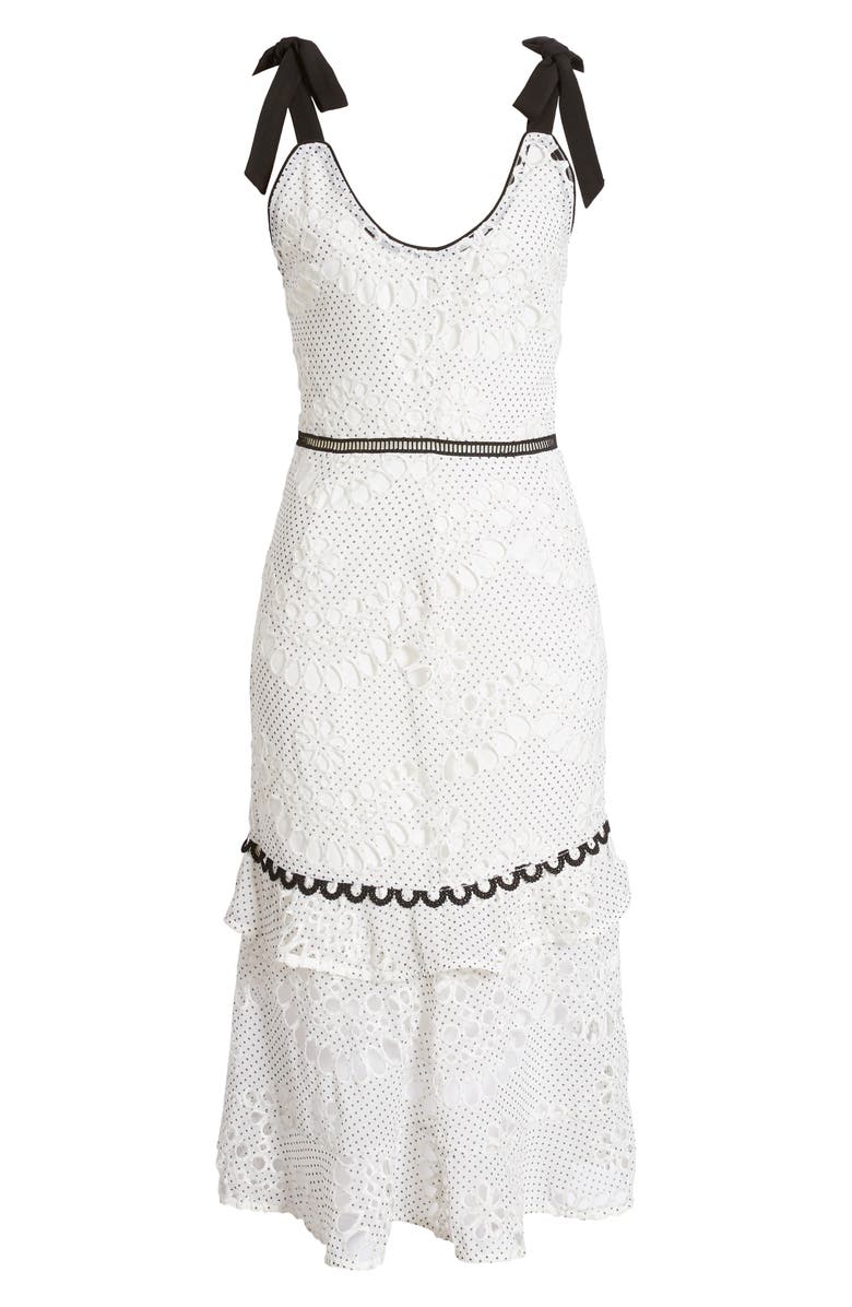 Adelyn Rae May Embroidered Midi Sundress, Alternate, color,