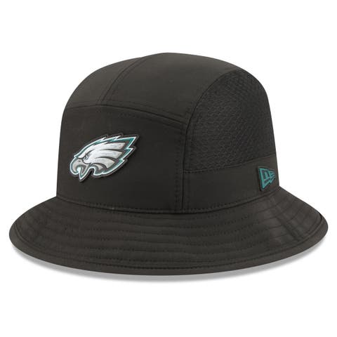Men's New Era Black Philadelphia Eagles 2026 Sideline Bucket Hat