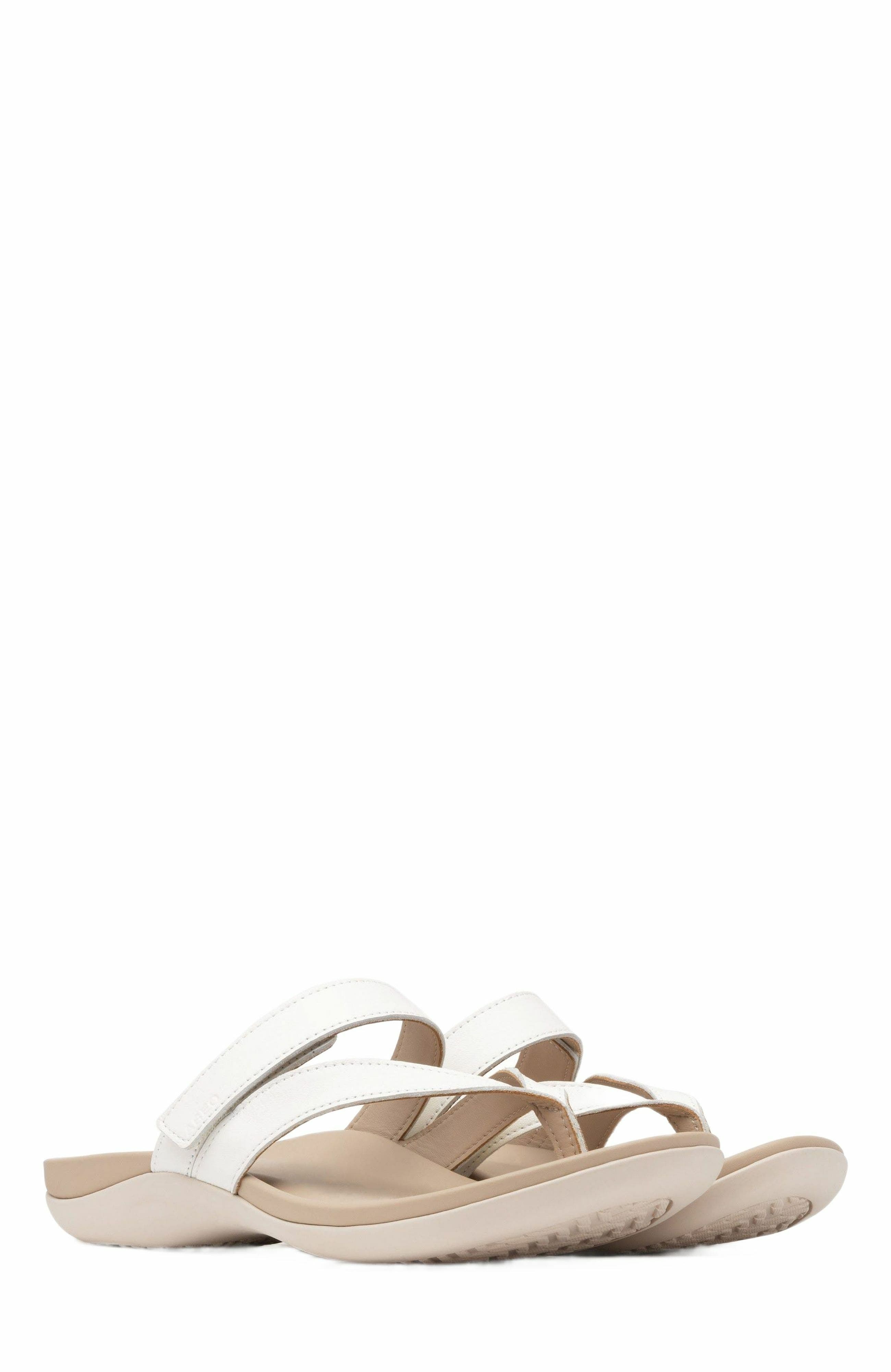 Oasis Thong Sandal, Alternate, color, White - Regular