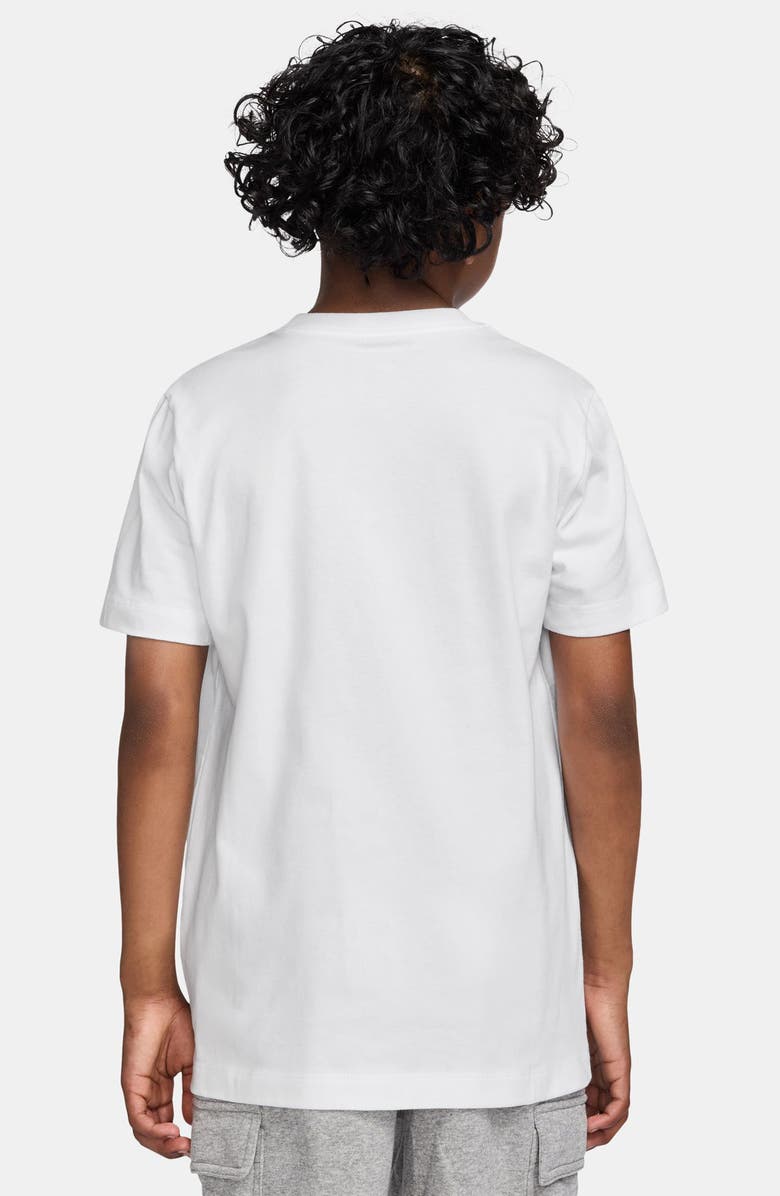 Nike Kids' Sportswear Cotton Graphic T-Shirt, Alternate, color, White