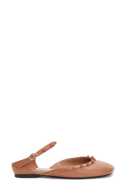 3.1 Phillip Lim Ankle Strap Flat In Camel