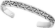 EFFY Men's Sterling Silver Woven Cuff Bracelet