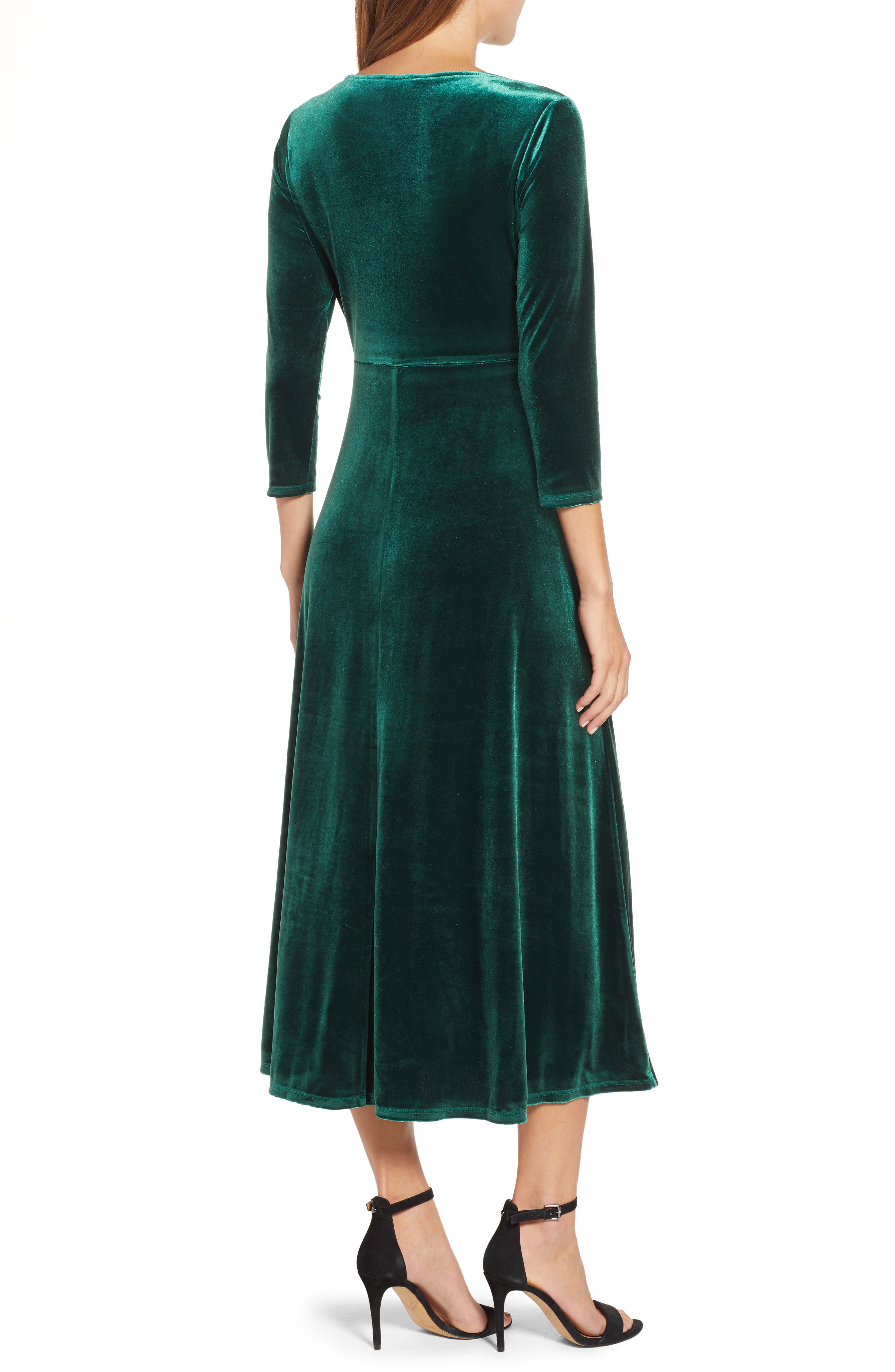 Velvet Midi Dress - image 2