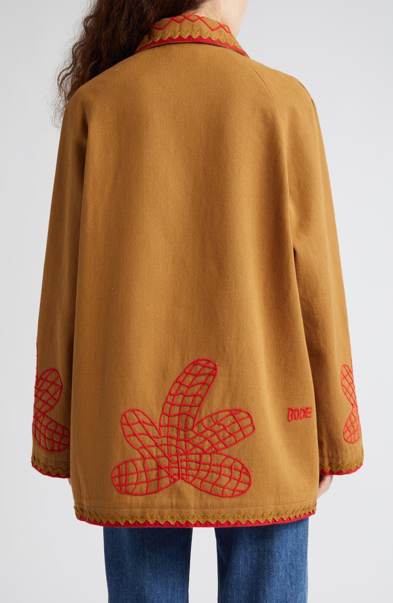 Bode Maple Embroidered Field Coat, Alternate, color, 