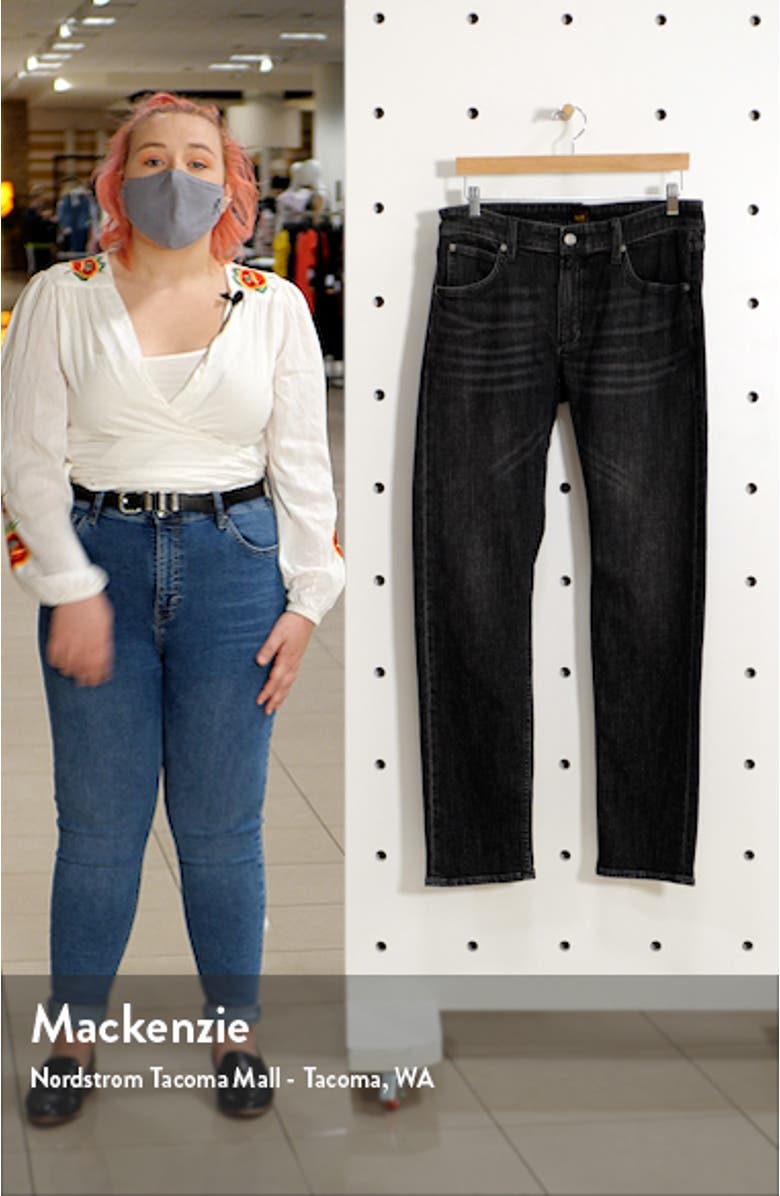 Slim Straight Leg Jeans, sales video thumbnail