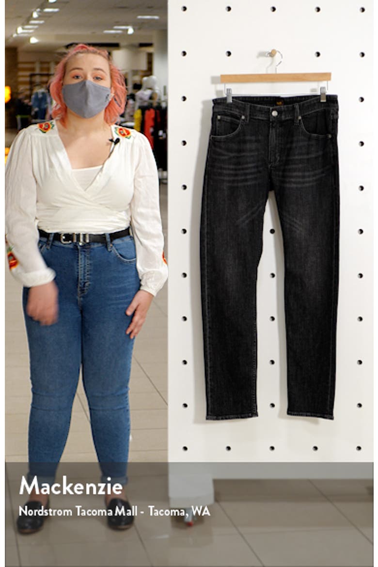Slim Straight Leg Jeans video