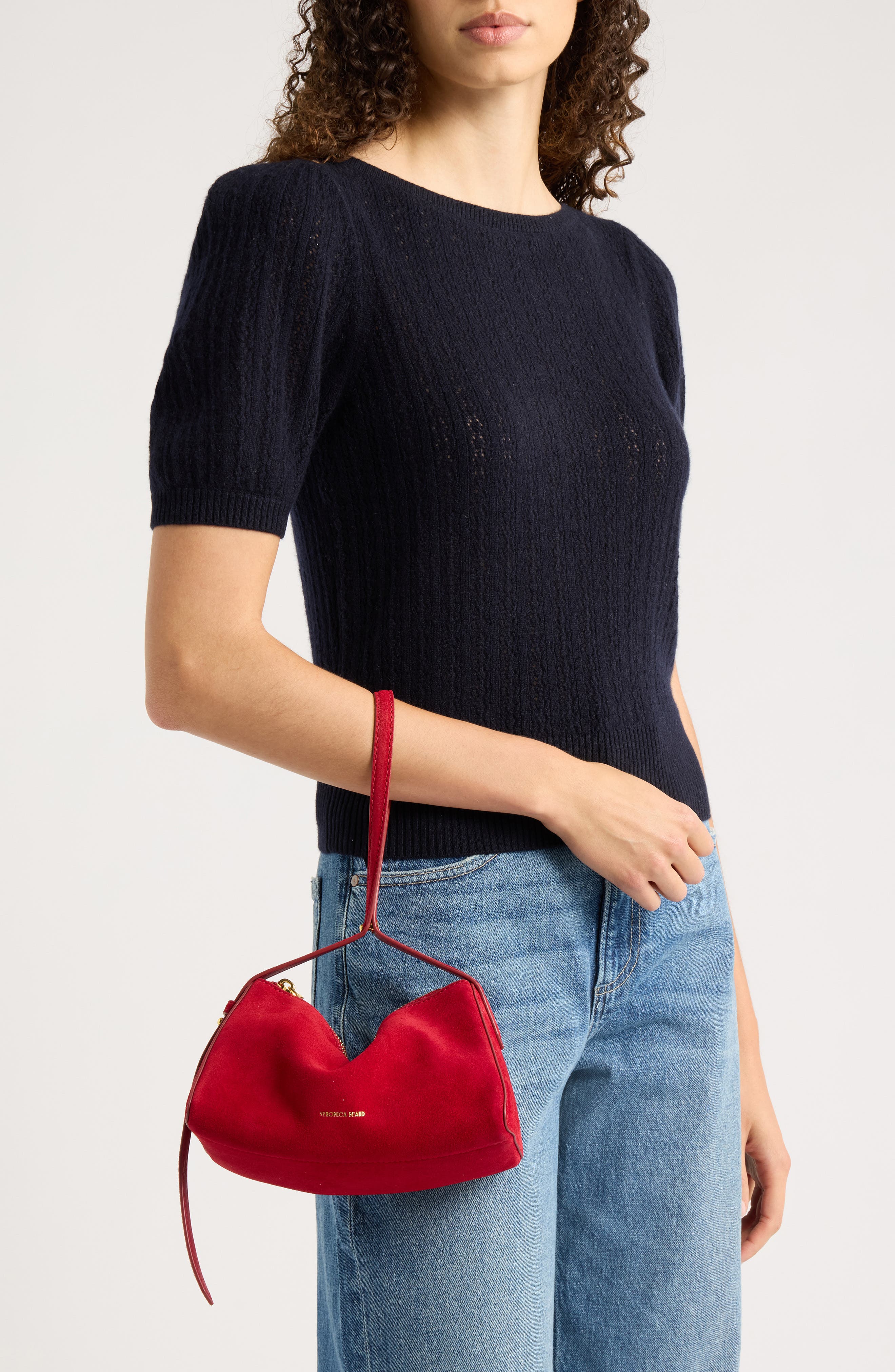 Veronica Beard Prism Suede Shoulder Bag (Women) | Nordstrom