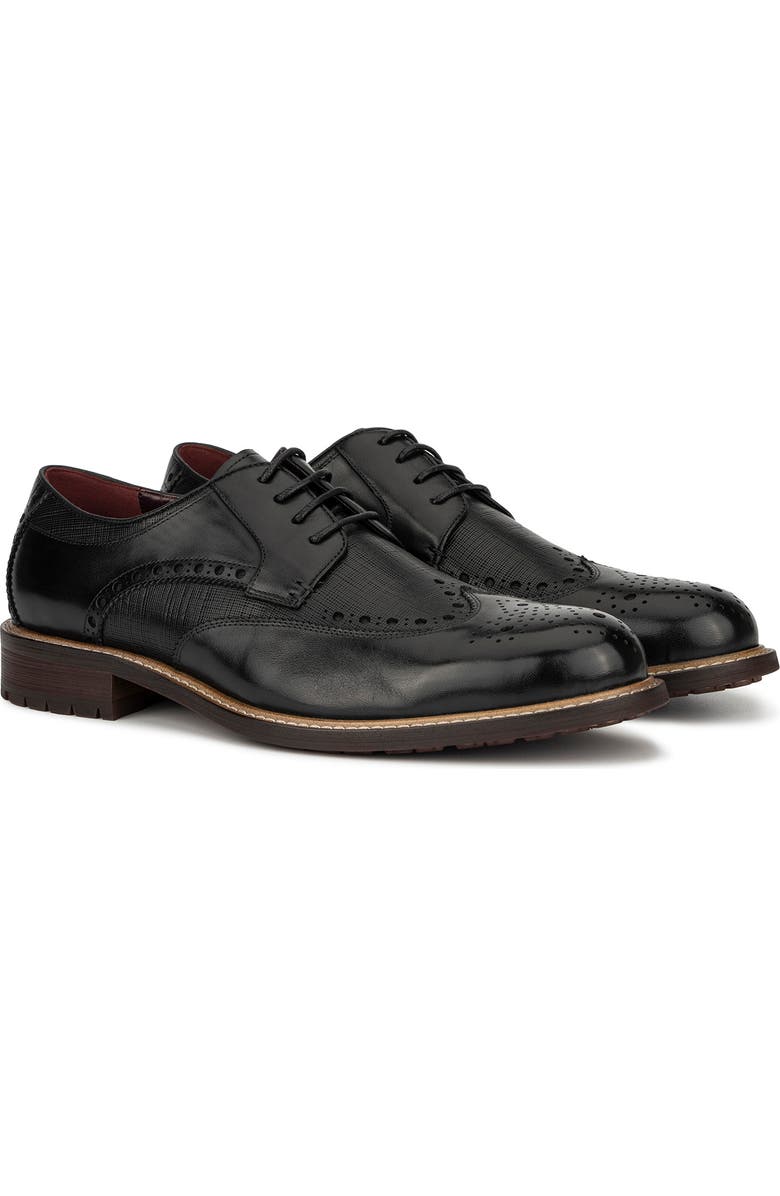 VINTAGE FOUNDRY Phillip Leather Wingtip Derby, Alternate, color,