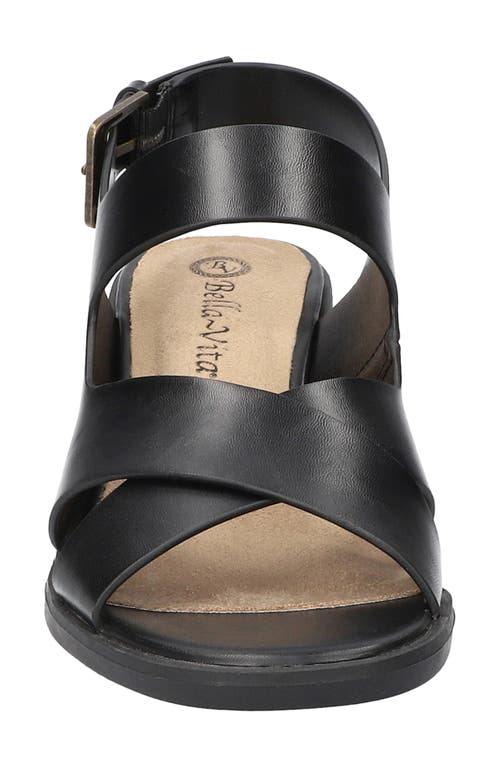 Bella Vita Cameron Slingback Sandal In Black