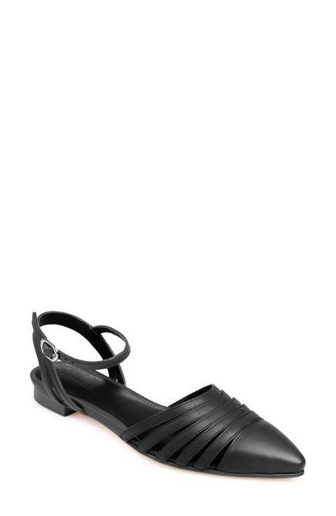 Dexie Strappy Pointed Toe Flat (Women)