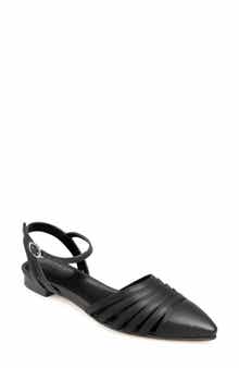 Journee Collection Dexie Strappy Pointed Toe Flat