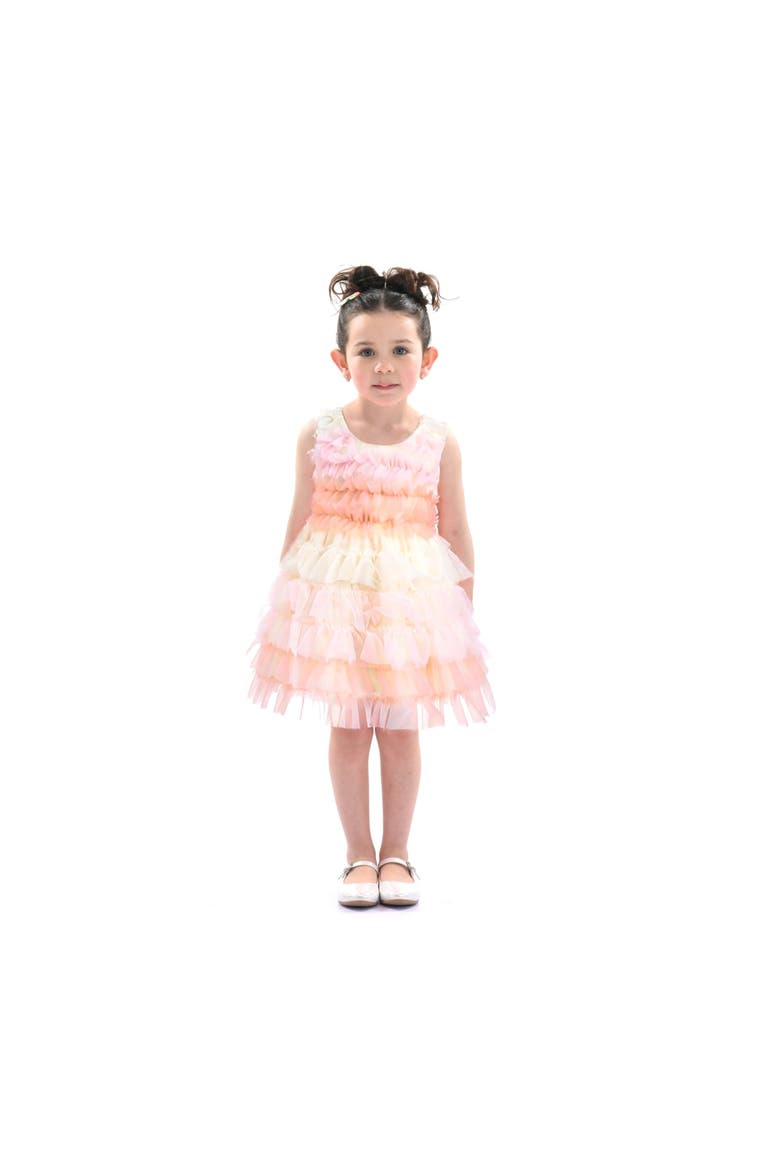 Ruffle Layered Tulle Dress, Alternate, color, Pink