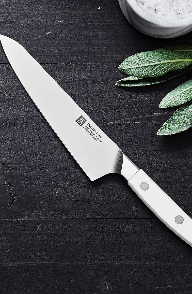 ZWILLING Pro Le Blanc 5.5-Inch Fine Edge Prep Knife, Alternate, color, Silver