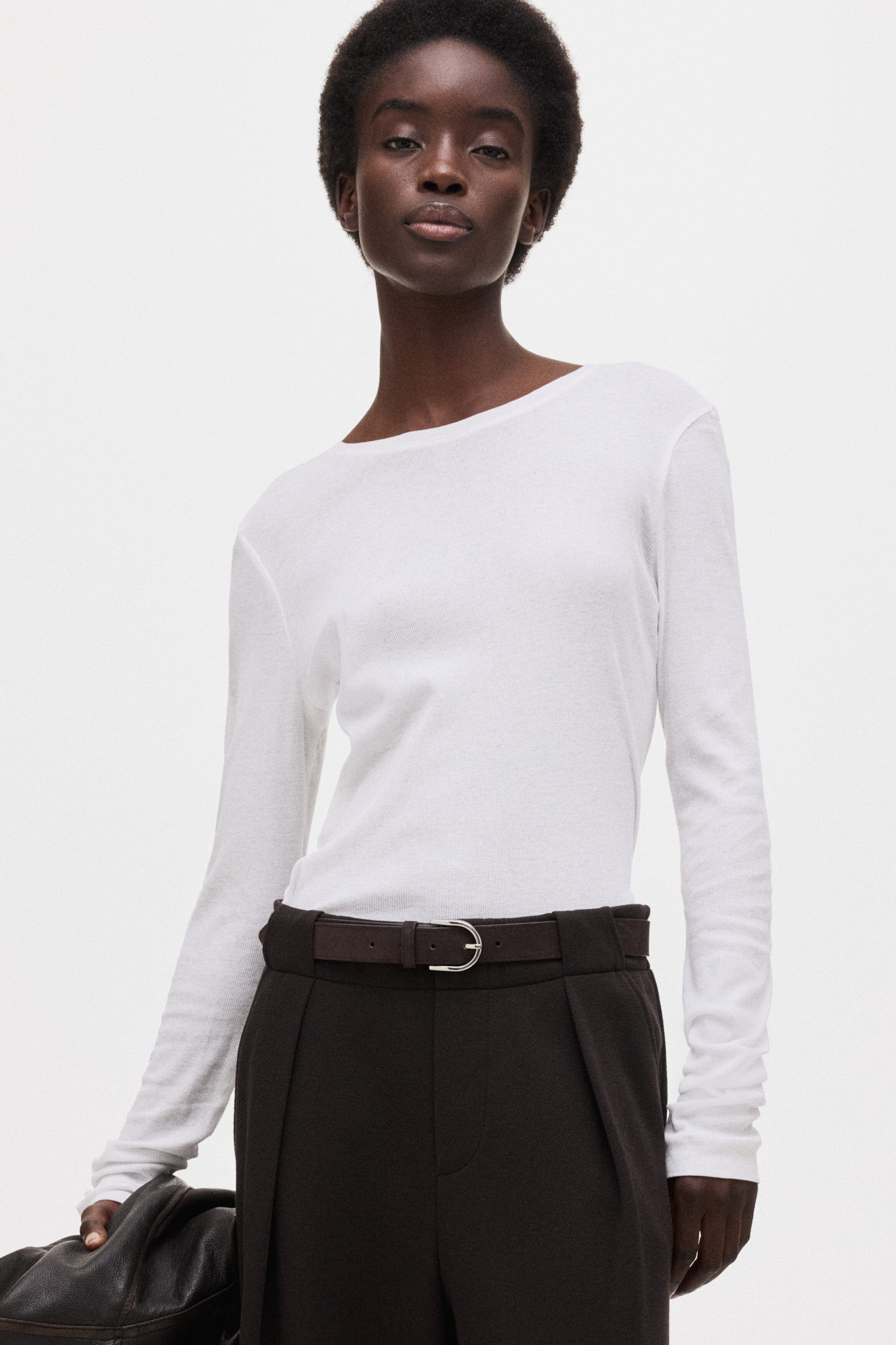 Belted ponte pants - image 2