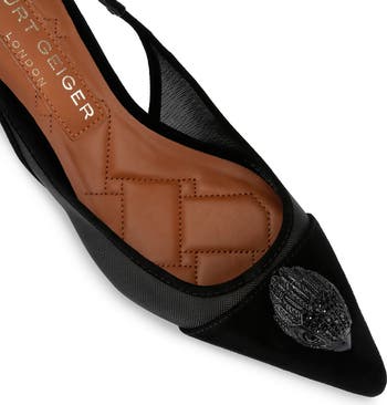 Belgravia Slingback Pointed Cap Toe Pump