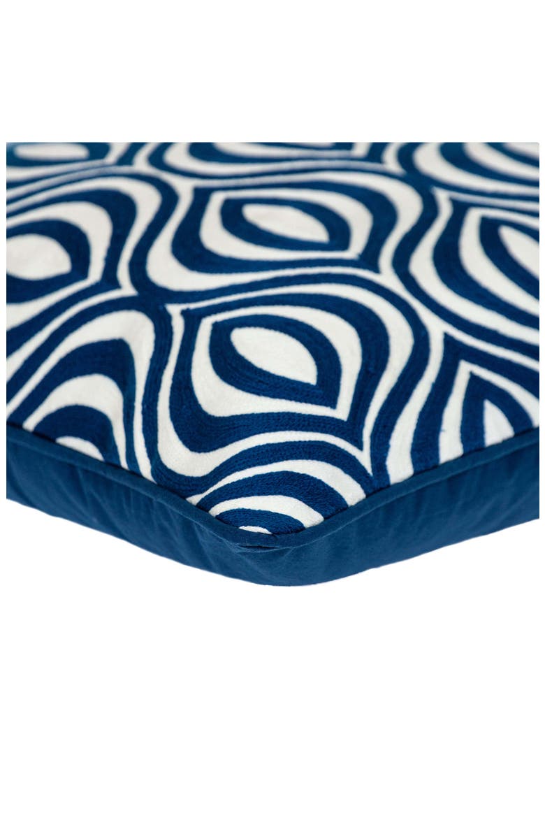 Altia Throw Pillow, Alternate, color, BLUE