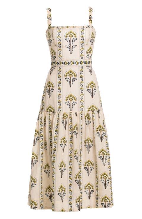 Níspero Moriche Midi Dress