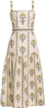 Agua by Agua Bendita Níspero Moriche Midi Dress
