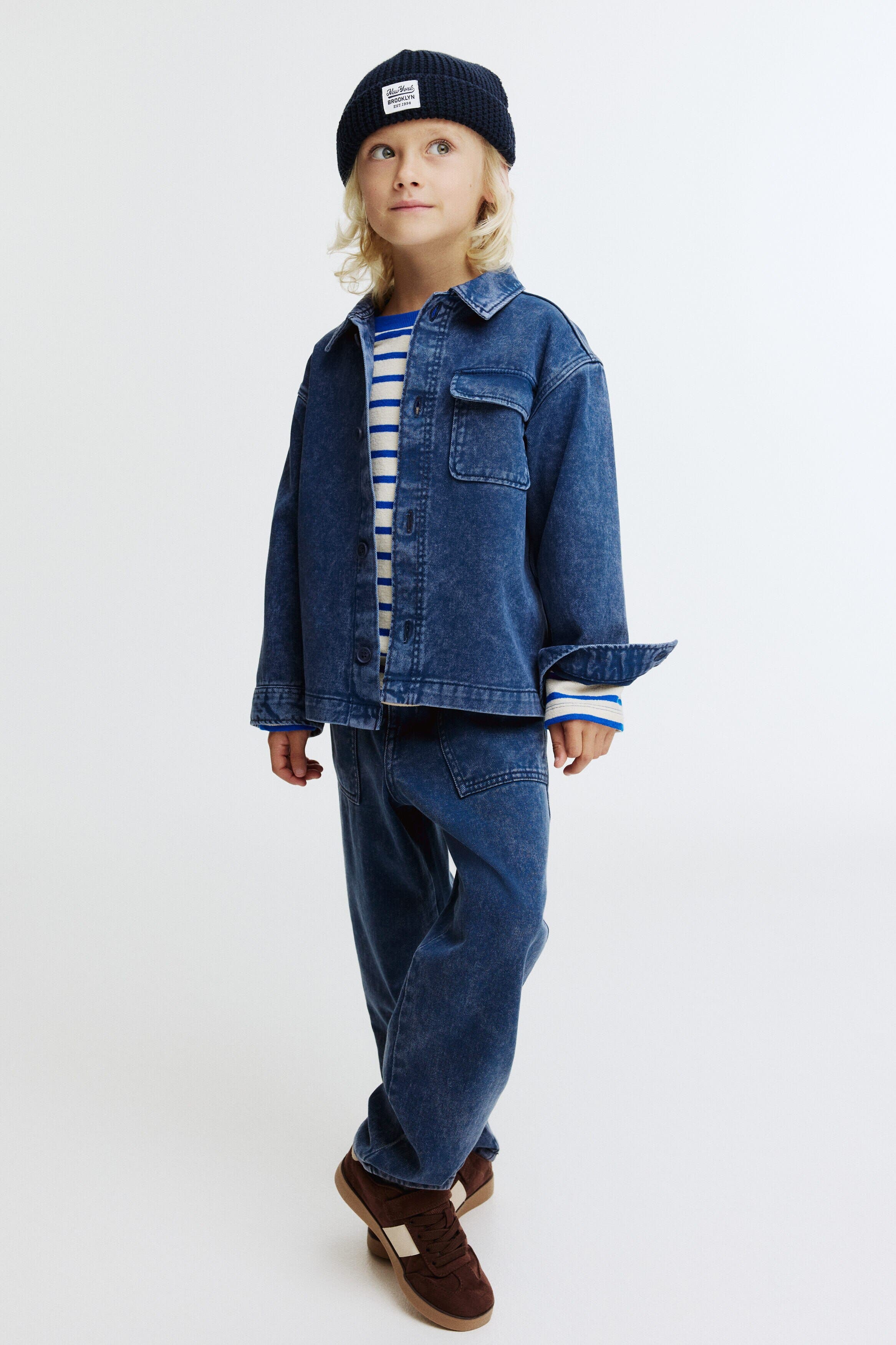 selected Dark denim blue