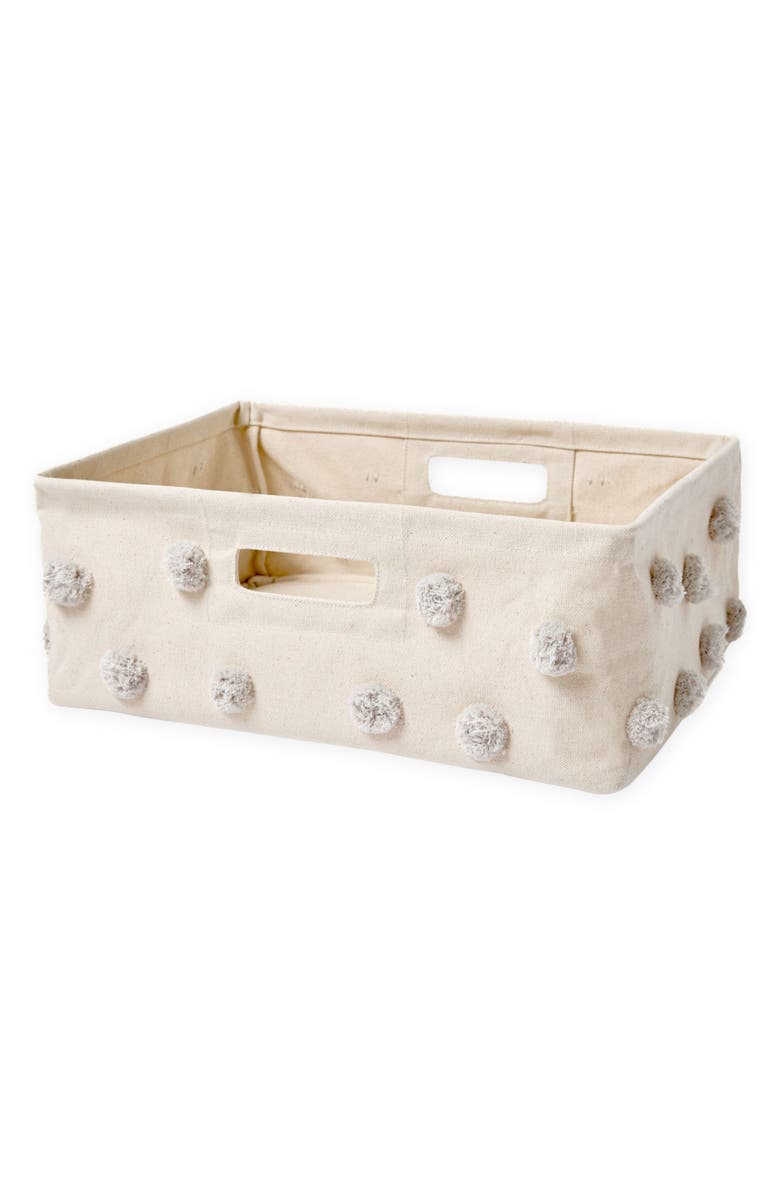 Pehr Hide Away Large Basket, Alternate, color, Grey