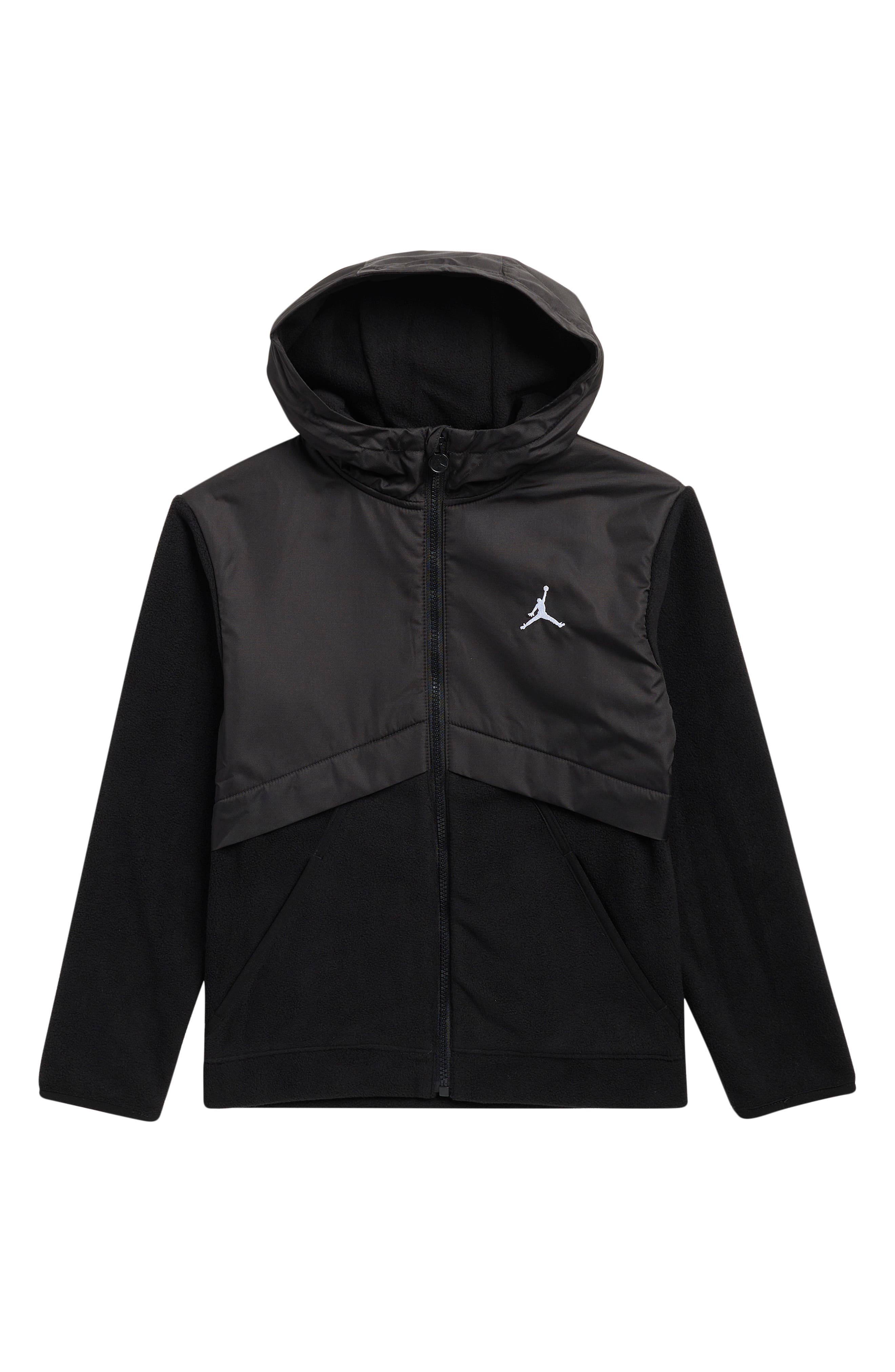 Jordan Kids' Mixed Media Fleece Jacket