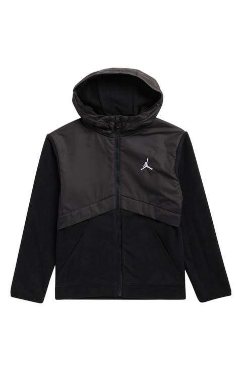 Kids' Mixed Media Fleece Jacket (Big Kid)
