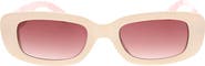 Roxy 53mm Slim Oval Sunglasses