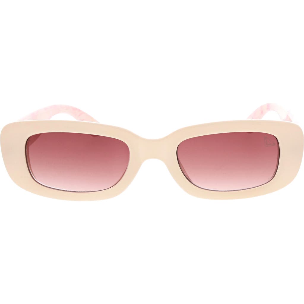 Roxy 53mm Slim Oval Sunglasses In Neutral