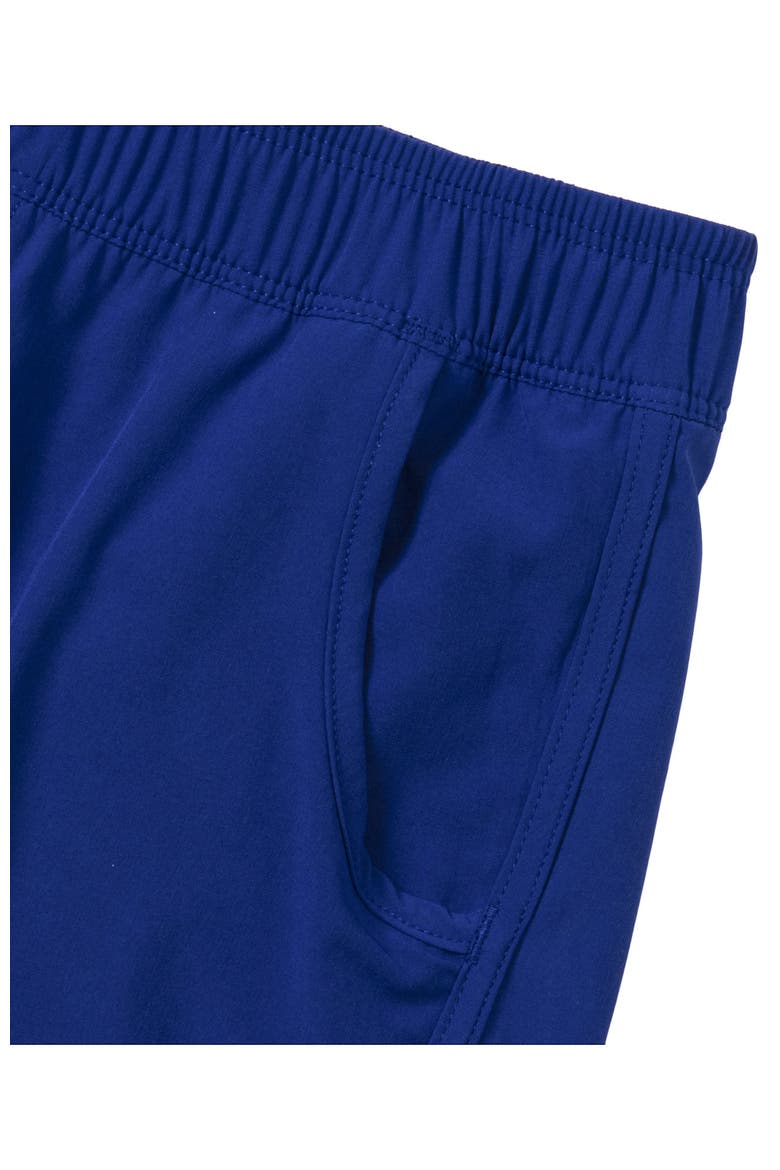 Girls Comfort Waist Stretch Swim Shorts, Alternate, color, Blue