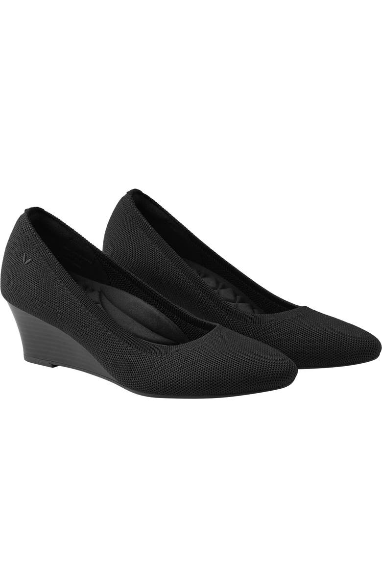 VIVAIA Almond-Toe Wedge, Main, color, Black