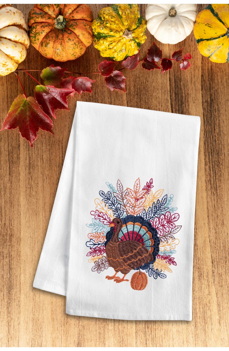 C&F Home Colorful Harvest Turkey Towel, Alternate, color, 