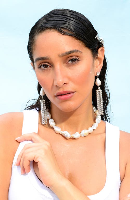 Venessa Arizaga Ocean Dream Earrings In Silver